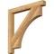 Ekena Millwork Westlake Block Rough Sawn Bracket, Western Red Cedar, 4"W x 40"D x 40"H BKT04X40X40WTL05RWR - alternate 1